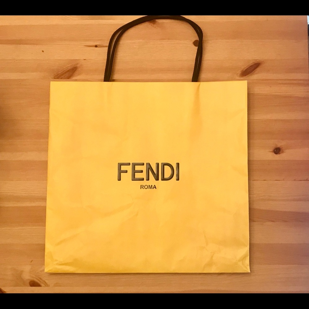Fendi paper shopping bag